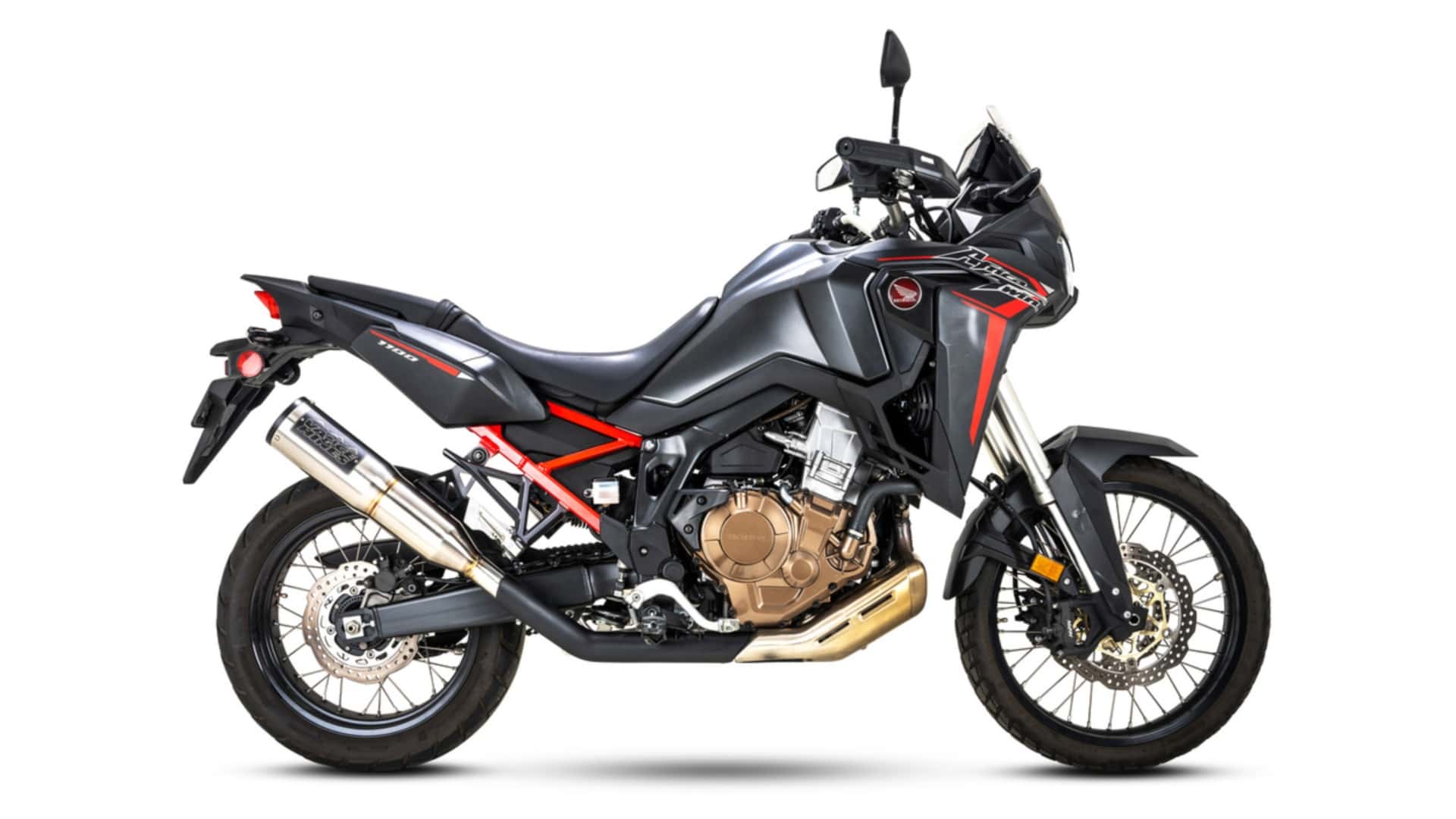 africa twin slip on exhaust