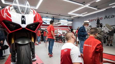 Employee friends and family enjoy a successful Family Day hosted by Ducati.