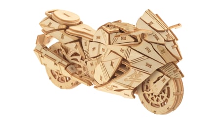 It may take 2,500 years to assemble this Kigumi Suzuki Hayabusa puzzle.