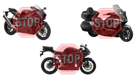 Three motorcycles from American Honda have been recalled and sales have been halted.