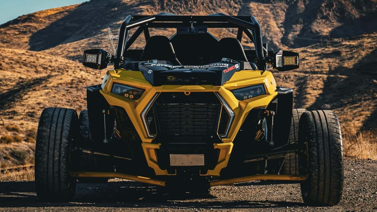 Yes, Porsche and Polaris collaborated to create a RZR side-by-side.