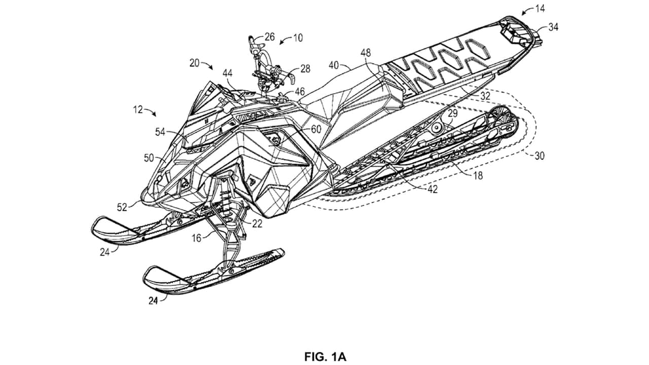 Could Carbon Fiber Tubs be on the Horizon for Polaris with their New Composite-Framed Snowmobile Patent?